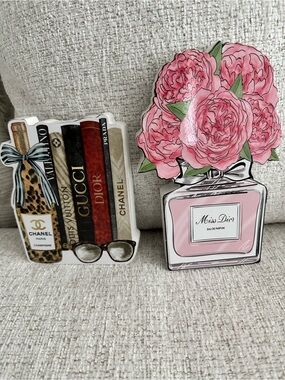 Wooden Dior/Chanel  art Shelf decor